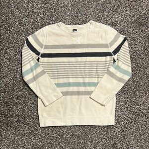 Tea Collection Cream and Gray Knit Sweater